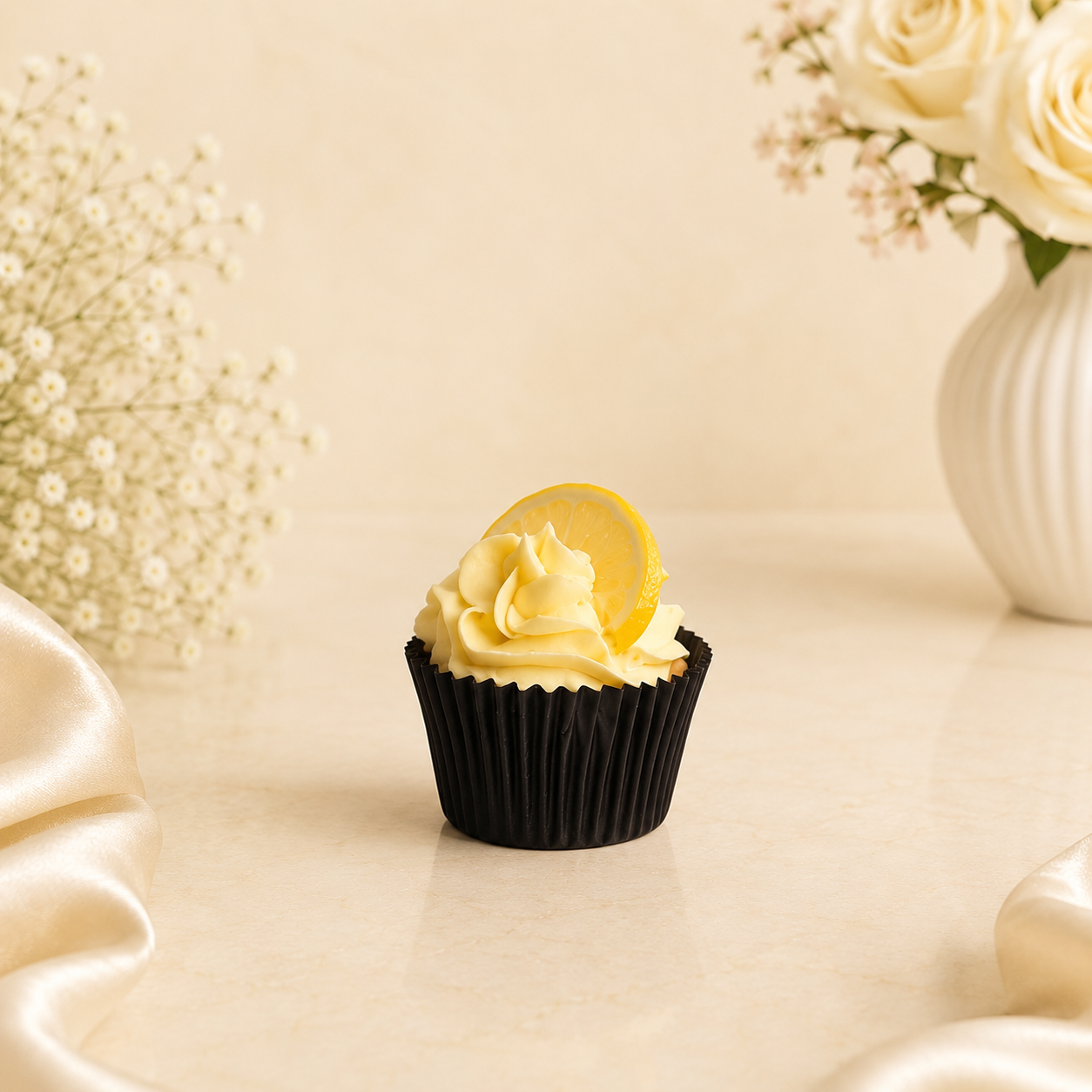 Zesty Lemon Delight cupcake